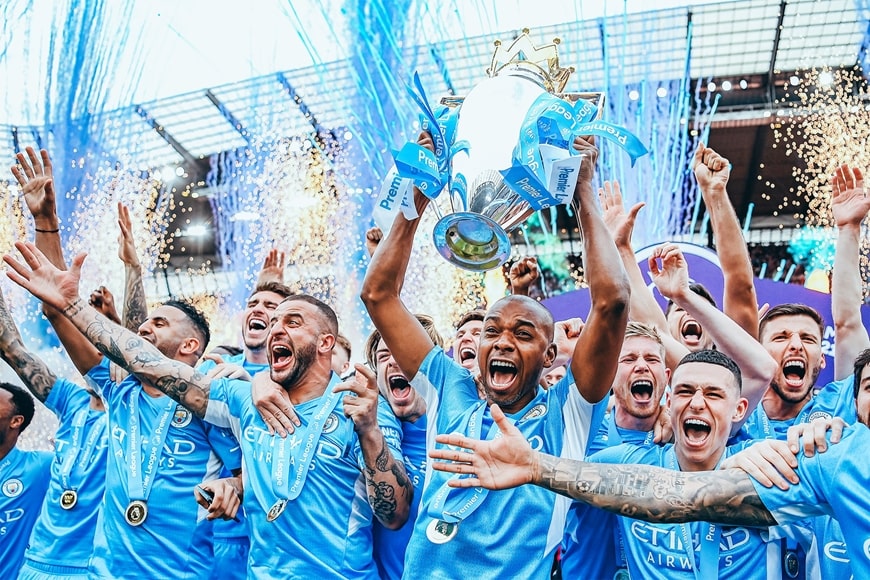 Jesus đã vô địch Ngoại hạng Anh ở Man City