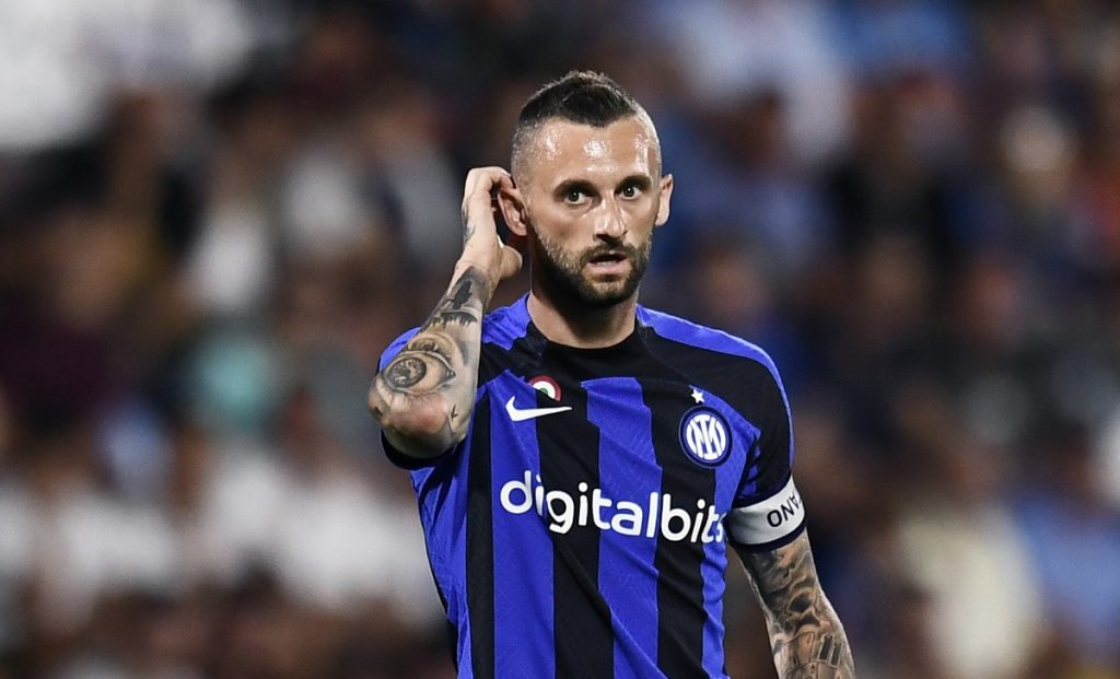 Brozovic trong màu áo Inter Milan. 