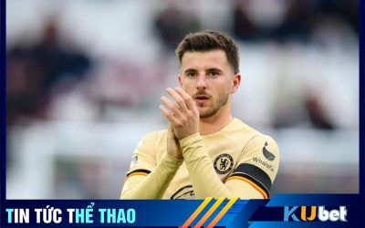 Tiền vệ Mason Mount đang chơi trong màu áo CLB Chelsea