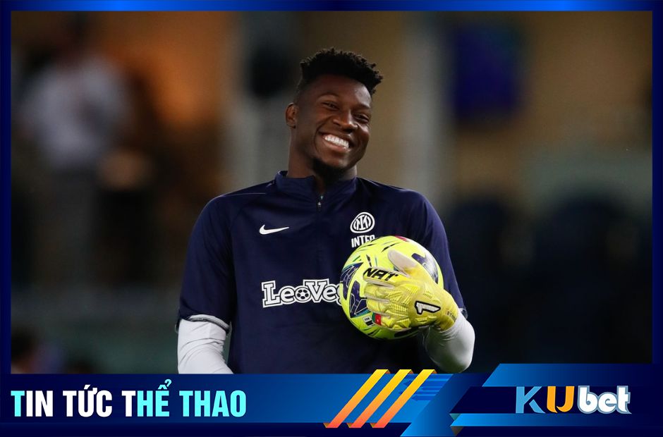 Thủ thành Andre Onana trong màu áo CLB Inter Milan