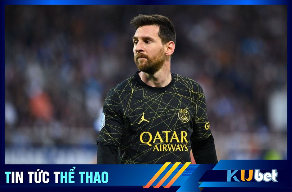 Lionel Messi trong màu áo du đấu của CLB PSG