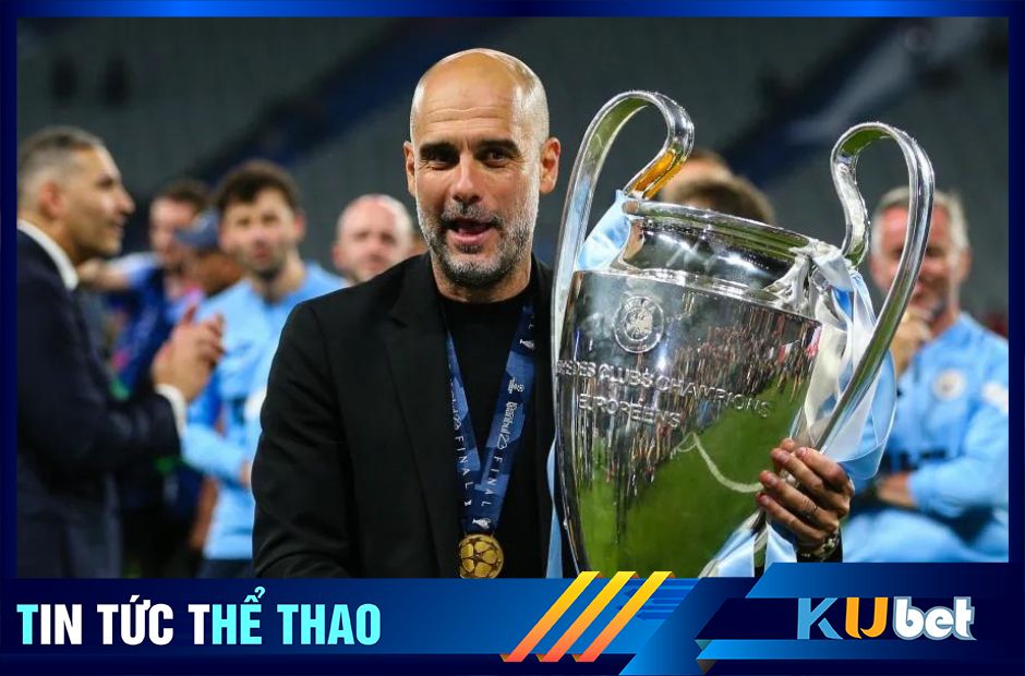 Pep Guardiola đã giành cú ăn 3 cùng Man City sau 7 năm gắn bó với CLB