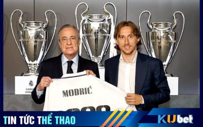 Luka Modric gia hạn hợp đồng với CLB Real Madrid