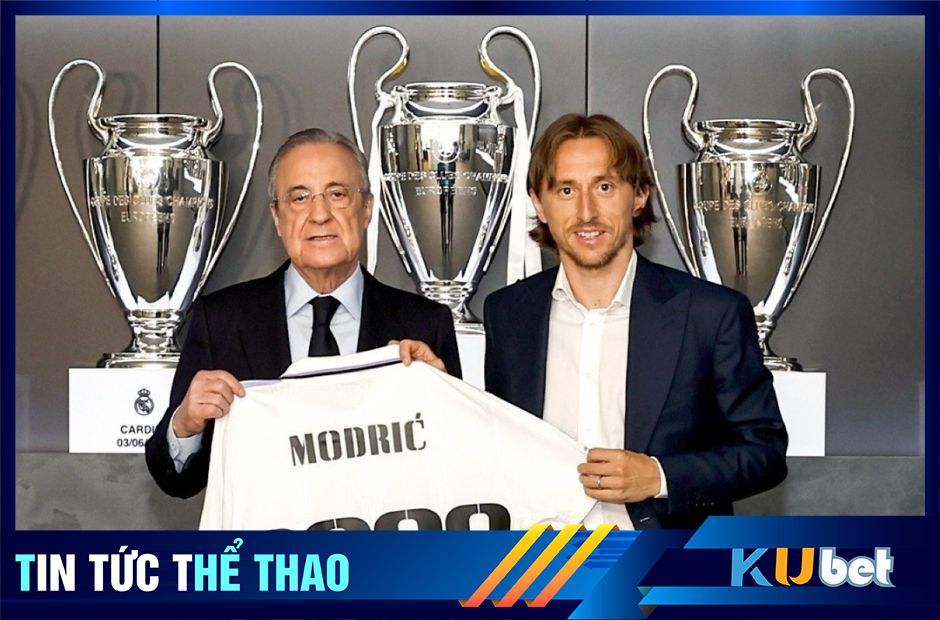 Luka Modric gia hạn hợp đồng với CLB Real Madrid