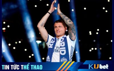 Toni Kroos là một trong những tiền vệ hay nhất thế giới bóng đá còn thi đấu