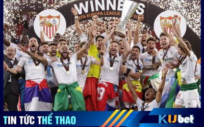 Sevilla lần thứ 7 nâng cao chiếc Cúp vô địch Europa League.