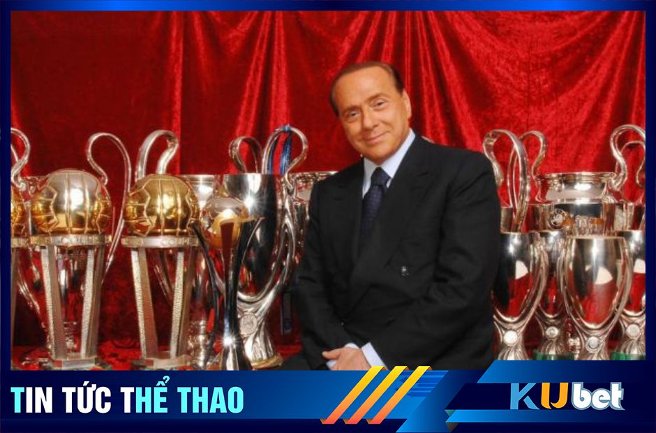 Berlusconi có bộ sưu tập danh hiệu bóng đá khổng lồ