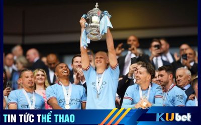 Man City vô đánh bại Mu với tỷ số 2-1 để dành chức vô địch FA Cup