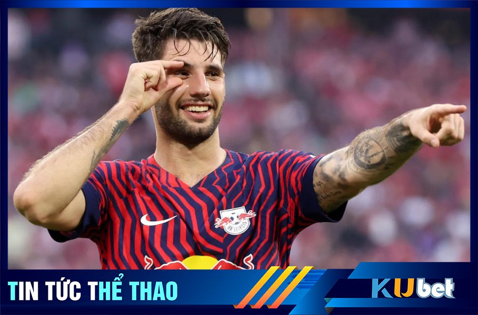 Dominik Szoboszlai trong màu áo CLB Leipzig