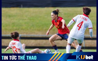 Đẳng cấp quá chênh lệch khiến tuyển nữ Việt Nam thua đậm trước Tây Ban Nha