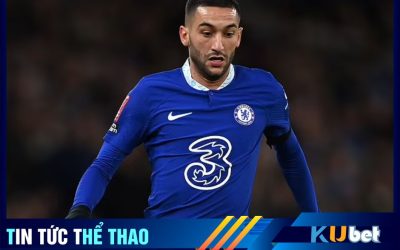 PSG tái quan tâm ngôi sao chạy cánh Ziyech của Chelsea