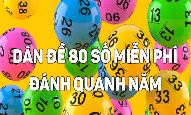 Dựng dàn đề 80 số đánh quanh năm từ tổng đề về từ trận trước