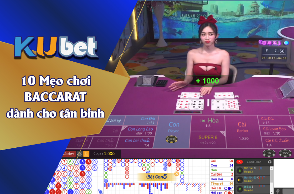 10 MẸO CHƠI BACCARAT DÀNH CHO T N BINH