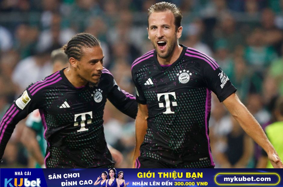 Kubet cập nhật hình ảnh Harry Kane ghi bàn thắng đầu tiên cho Bayern Munich