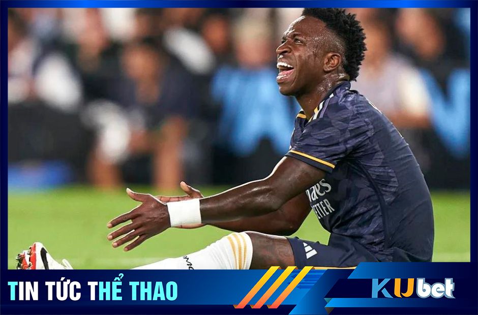 Kubet cập nhật hình ảnh Vinicius gặp chấn thương trong trận đấu với Celta Vigo.