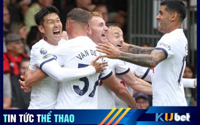 Kubet cập nhật màn ăn mừng bàn thắng của các cầu thủ Tottenham