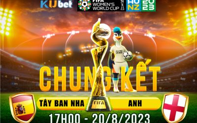 Kubet cập nhật trận chung kết World Cup nữ 2023 giữa tuyển Tây Ban Nha vs tuyển nữ Anh