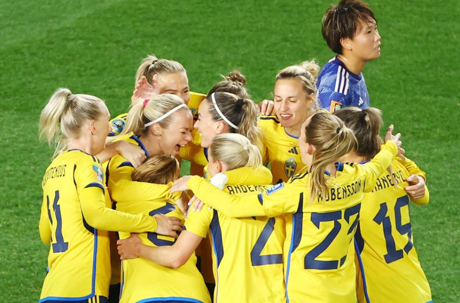 Thụy Điển đã có chiến thắng thuyết phục trước Nhật Bản tại tứ kết World Cup 2023 
