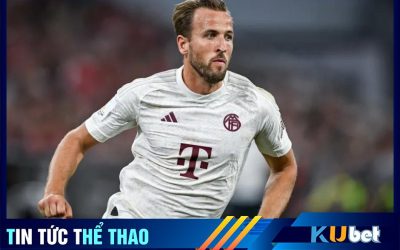 Harry Kane ra sân cho Bayern trong trận đấu siêu cúp Đức