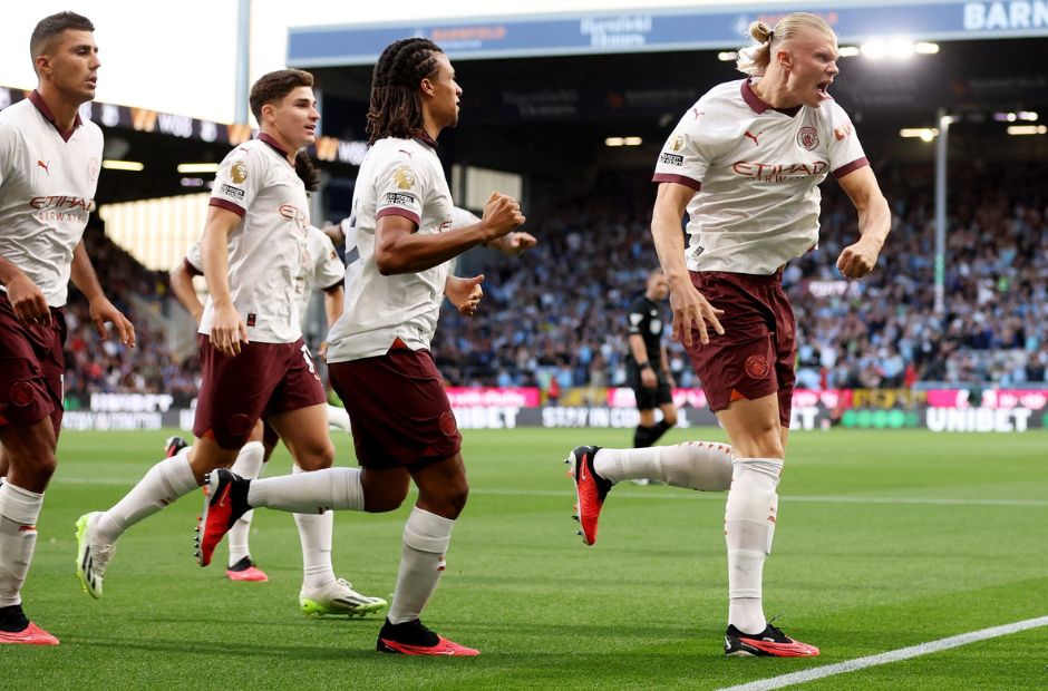 Kubet cập nhật: Haaland ăn mừng bàn thắng thứ 2 ghi được vào lưới Burnley 

