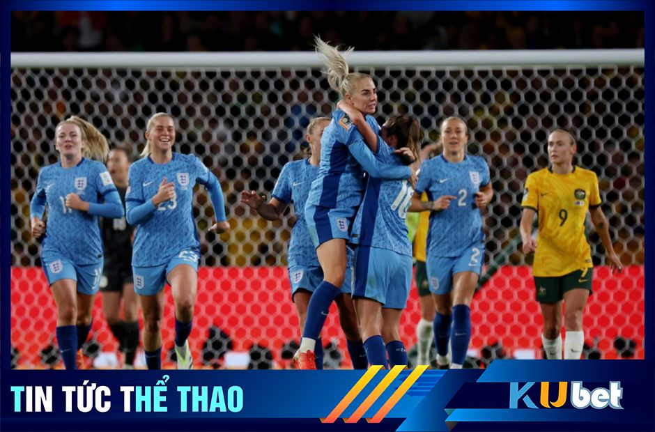 Kubet cập nhật chiến thắng 3-1 của tuyển nữ Anh trước nữ Australia