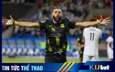 Benzema vẫn không ngừng ghi bàn trong màu áo CLB mới