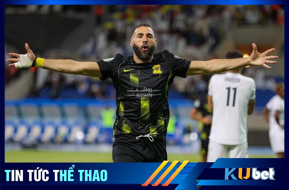 Benzema vẫn không ngừng ghi bàn trong màu áo CLB mới