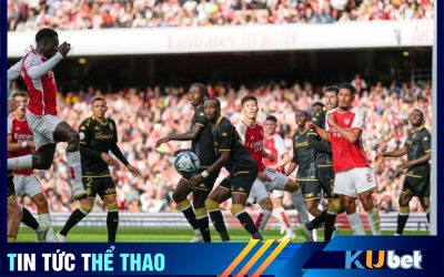 Nketiah gỡ hòa 1-1 cho Arsenal để kéo trận đấu vào loạt sút luân lưu