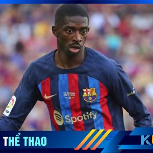 Dembele trong màu áo CLB Barca