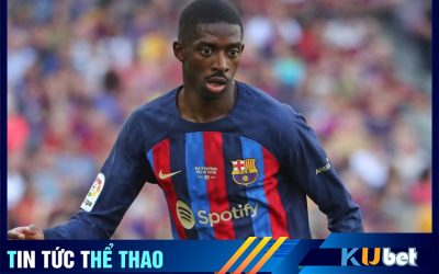 Dembele trong màu áo CLB Barca