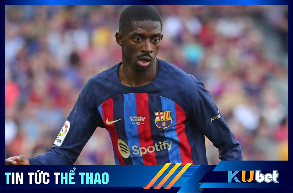 Dembele trong màu áo CLB Barca