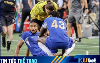 Nkunku bị chấn thương trong trận giao hữu giữa Chelsea vs Dortmund