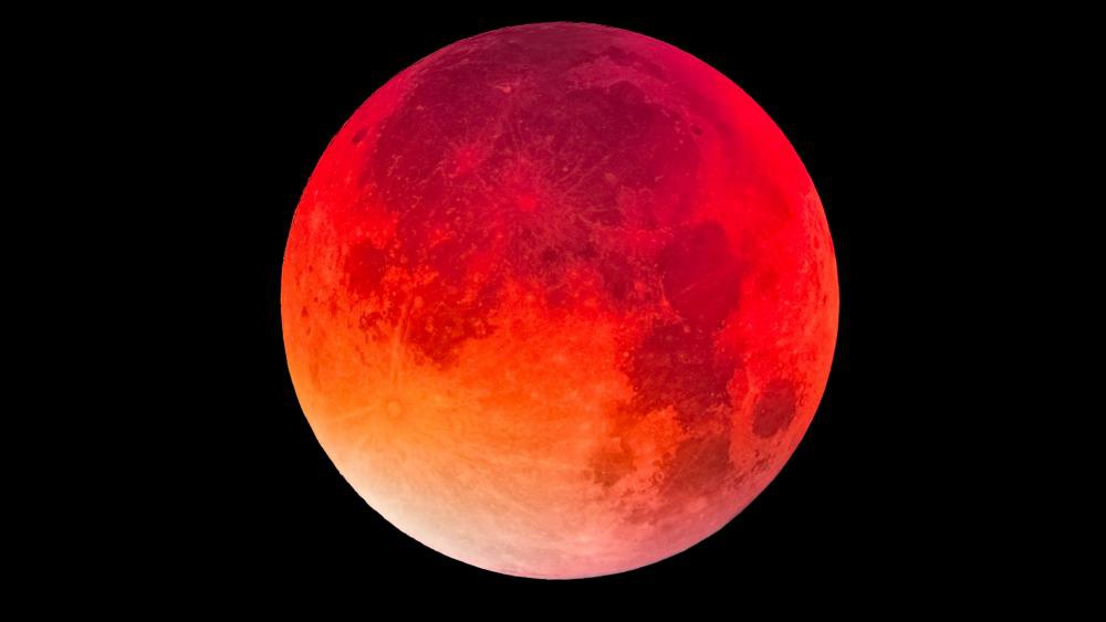 Mê man thấy mặt trăng màu đỏ