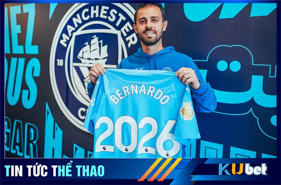 Bernardo Silva xác định gắn bó lâu dài cùng Man City - Kubet cập nhật