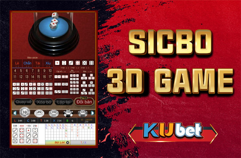 KIẾM TIỀN THẬT TỪ SICBO 3D TẠI KUBET SIÊU DỄ