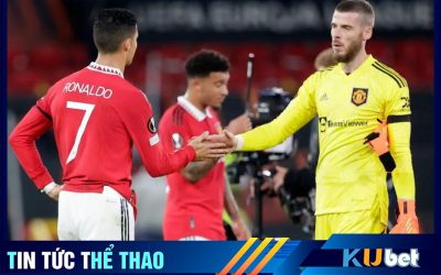 Kubet cập nhật hình ảnh thủ thành De Gea và Ronaldo trong màu áo CLB Man Utd