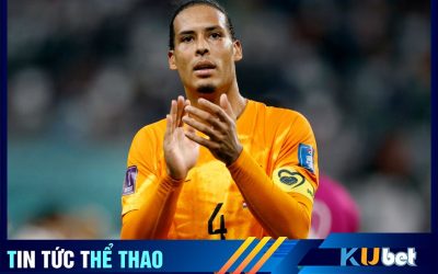 Kubet cập nhật hình ảnh trung vệ Van Dijk trong màu áo đội tuyển Hà Lan tại World Cup 2022