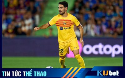 Kubet cập nhật hình ảnh Gundogan chơi bóng trong màu áo CLB Barca