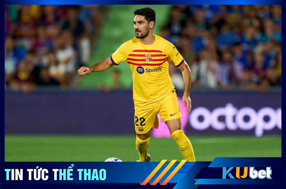 Kubet cập nhật hình ảnh Gundogan chơi bóng trong màu áo CLB Barca