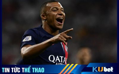 Kubet cập nhật hình ảnh tiền đạo của PSG Mbappe.