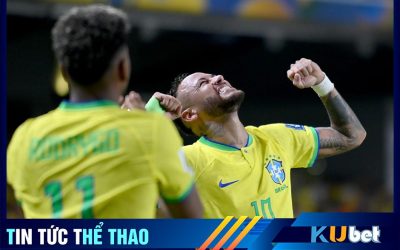 Kubet cập nhật hình ảnh Neymar ăn mừng bàn thắng ghi cho tuyển quốc gia Brazil