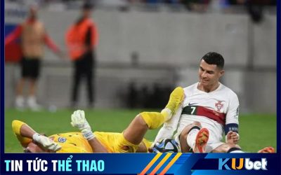 Kubet cập nhật hình ảnh Ronaldo phạm lỗi với thủ môn Slovakia