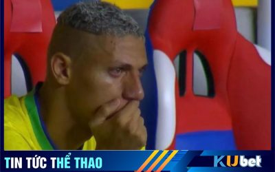 Kubet cập nhật hình ảnh Richarlison bật khóc sau khi bị thay ra ngoài