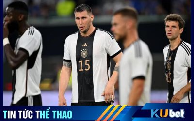 Kubet cập nhật hình ảnh các cầu thủ Đức trong trận thua 1-4 trước tuyển Nhật Bản