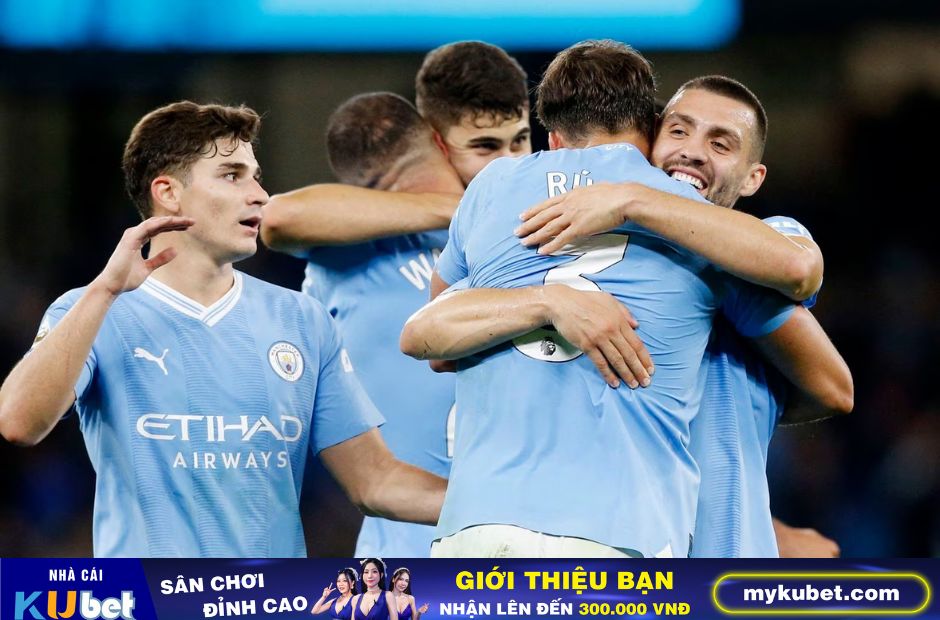 Kubet cập nhật hình ảnh đội hình mới của Man City mùa giải 2023/24