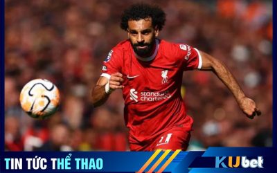 Kubet cập nhật hình ảnh tiền đạo Mohamed Salah đang trong trạng thái phát động tấn công