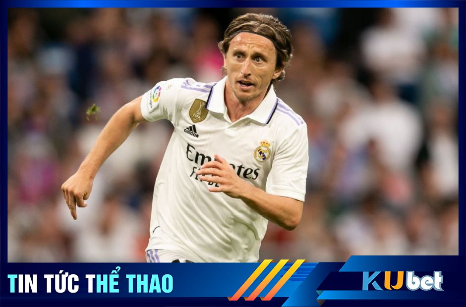 Kubet cập nhật hình ảnh Luka Modric thi đấu trong màu áo CLB Real Madrid