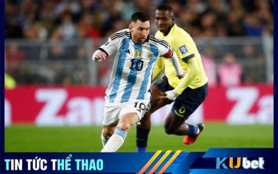 Kubet cập nhật hình ảnh khoảnh khắc Messi đi bóng qua 3 hậu vệ của Ecuador trong chiến thắng 1-0 hôm 08/09