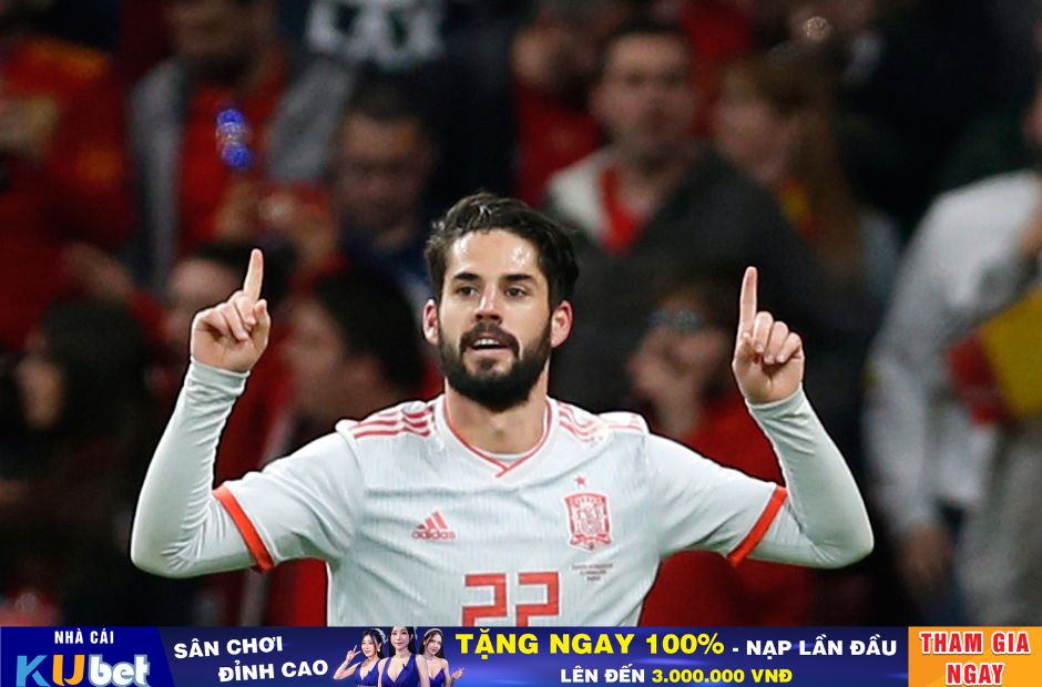  Isco từng được đánh giá rất cao, từng là nhạc trưởng đá chính 4 trận hung kết Champions League của Real Madrid - Kubet cập nhật