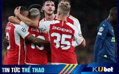 Arsenal kiếm được món hời sau trận thắng trước PSV- Kubet cập nhật